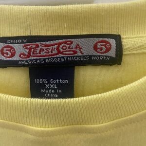 Pepsi Long Sleeve Tee - Yellow